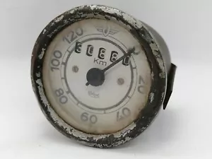 Velocímetro Antiguo Veigel De Colección Odómetro Kilómetro 120km/h Esfera Blanca Raro - Imagen 1 de 11