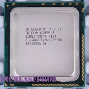 Intel Core i7-980X i7-990X i7-950 i7-960 i7-970 i7-975 LGA 1366 CPU Processor - Picture 1 of 7