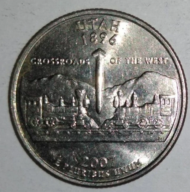 YOU PICK 5 FOR $5 + FREE SHIPPING - 2007 - D Mint - Utah State Quarter - Image 1 of 1