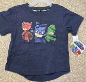 PJ Masks Shirt Baby Toddler Boy 3T Navy NEW - Picture 1 of 5