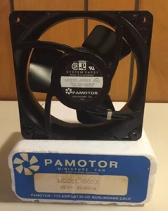 PAMOTOR Model 4800X Miniature Axial Fan 115V-50/60 Hz - Picture 1 of 12