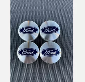 4 pcs Set of 4 Silver 54mm Wheel Center Caps Hubcaps Rim For Ford Edge Escape - Picture 1 of 1