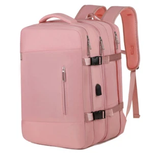 Large Carry On Suitcase Travel Backpack USB Charging 17.3" Laptop Bag Daypack - Picture 1 of 16