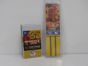 Carlton 14" Low Kickback Saw Chain, Chrome, 5/32LP-.050" 52DL With 2 FREE Files! - Picture 1 of 5