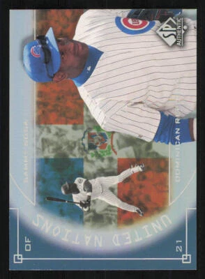 2000 SP Authentic United Nations #UN1 Sammy Sosa - Image 1 of 2