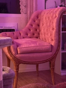 antique italian chair-fresh rehupolstery - Picture 1 of 2