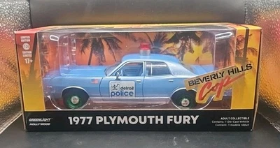 Greenlight Hollywood CHASE Beverly Hills Cop 1977 Plymouth Fury Green Machines  - Image 1 of 4