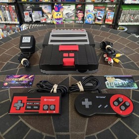 Hyperkin RetroN 2 HD Gaming Console Plays Nintendo NES Super SNES TESTED WORKING