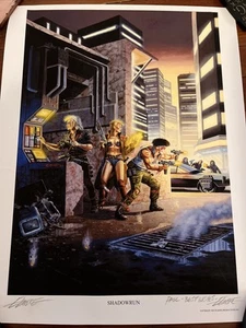 Shadowrun by Larry Elmore 2002 Signed Autograph - Personalized - Picture 1 of 12