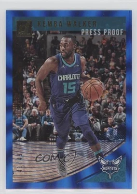 2018-19 Panini Donruss Press Proof Blue Laser /49 Kemba Walker #8 - Image 1 of 2