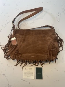 Rare Vintage Lauren By Ralph Lauren Fringe Western Shoulder Bag - Picture 1 of 7