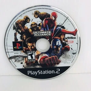Marvel Ultimate Alliance (PlayStation 2, 2006) Nur Disc GETESTET FUNKTIONIERT - Bild 1 von 1