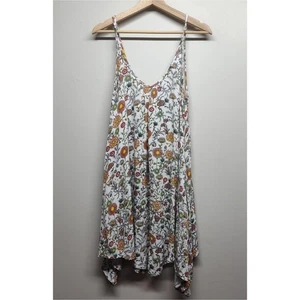 Mini Vestido Patrons Of Peace Mujer Talla M Blanco Floral Relajado Sin Mangas Informal - Imagen 1 de 9