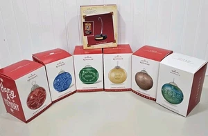 Christmas Commemorative Lot All 6 in Series 2013to18 Hallmark Keepsake Ornament - Picture 1 of 15