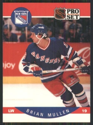 1990-91 Pro Set #203 Brian Mullen New York Rangers 3203 Foto 1 de 2