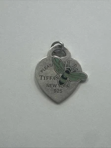 ciondolo cuore argento sterling tiffany co. vintage RARO - Foto 1 di 4