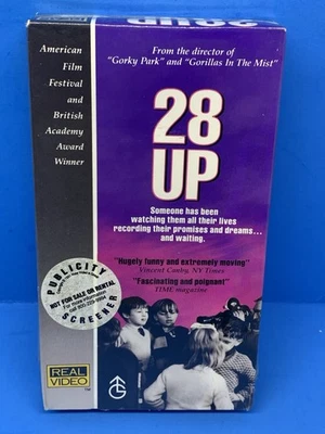 28 Up VHS Movie NEW Sealed Promo Screener 1984 Real Video - Image 1 of 4