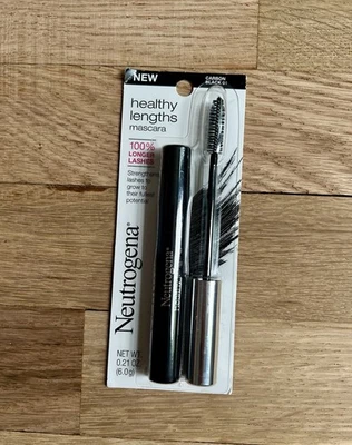 Neutrogena Healthy Lengths Mascara Stronger Longer Lashes Carbon Black 01 New - Image 1 of 2