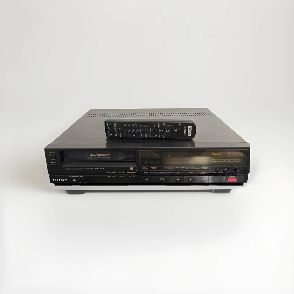 🤩 Sony SL-HF360 Super Beta HiFi Betamax II/III Reproductor Video Cassette Grabadora Foto 1 de 4