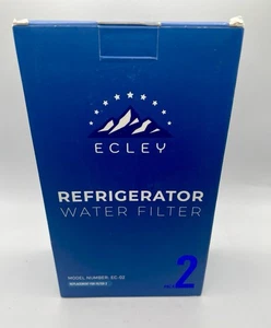 2 Stück ECLEY Kühlschrank Wasserfilter EC-02 Ersatz Kenmore Whirlpool Neu - Bild 1 von 5