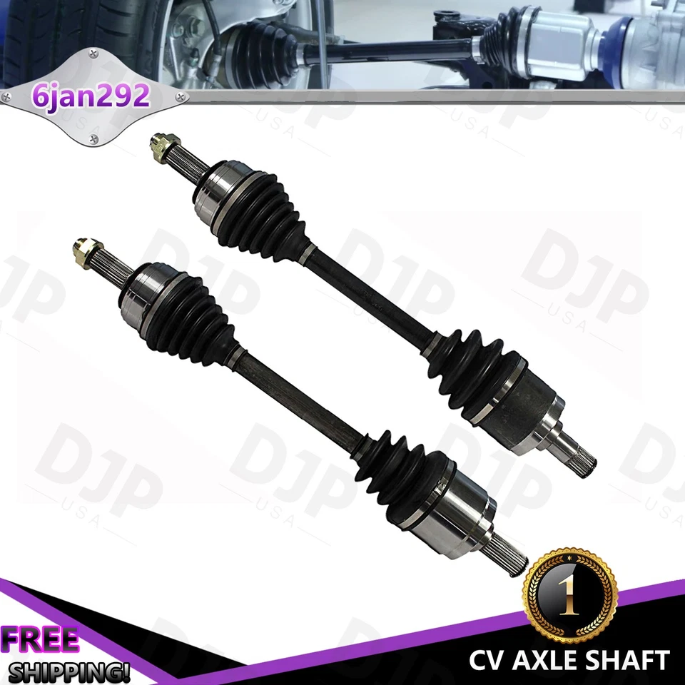 Front Driver & Passenger Pair CV Axle Shaft for Acura Integra 1.6L L4 1986-1989 Foto 1 de 4