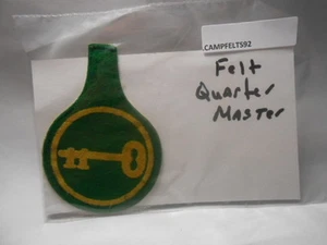 PFADFINDER FILZ CAMP PATCH QUARTERMASTER CAFT92 - Bild 1 von 1