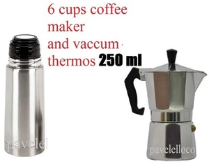 Estufa cafetera espresso cubano 6 tazas cafetera cubana y termo 250 ml - Imagen 1 de 1
