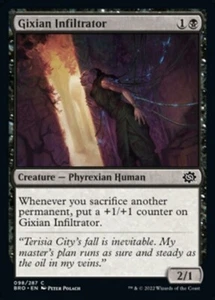 Gixian Infiltrator x4 4x FOIL The Brothers' War casi nuevo como nuevo Magic The Gathering - Imagen 1 de 1