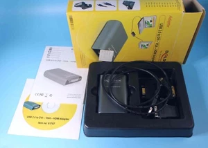 DeLock 61787 USB Display Adapter USB 2.0 auf DVI VGA HDMI OVP wie neu getestet - Afbeelding 1 van 10