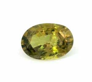 Certified - 1.92 ct -Natural Sapphire Unheated Color change - 8.95x6.37mm Yellow - Picture 1 of 5
