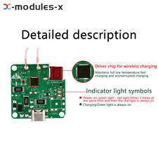 15W Mobile Phone Wireless Charger Module PCBA Module Coil 12V Fast Charging 10mm