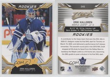 2022-23 Upper Deck MVP Super Script /25 Erik Kallgren #245 Rookie RC