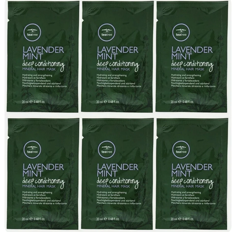 Paul Mitchell Tea Tree Lavender Mint Deep Conditioning Hair Mask 0.68oz *6-Pack* - Image 1 of 1