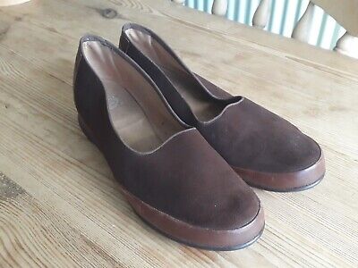 1940s CC41 Marrone Zeppa Shoes • 64.70€