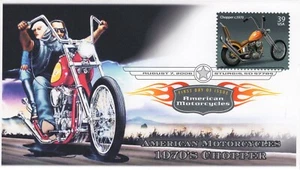 AO-4087-1, 2006, American Motorcycles, Choppers, FDC, Add-on Cachet. Digital Col - Picture 1 of 1