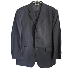 DKNY Men's 2 Piece Black Suit - Picture 1 of 24