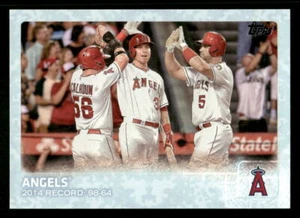 2015 Topps Los Angeles Angels Snow Camo SN #223 Card #/99 - Picture 1 of 2