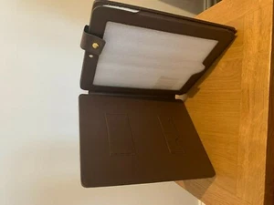 Brown Faux Leather Kindle/Tablet Case with Stand - Picture 1 of 3