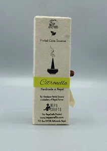 Citronella Herbal Cone Incense by Nepali Farmer - Picture 1 of 4
