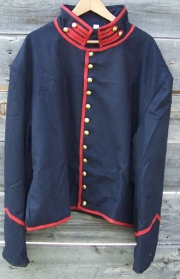 civil war union artillery shell jacket 12 buttons with bolsters 46 Foto 1 de 2