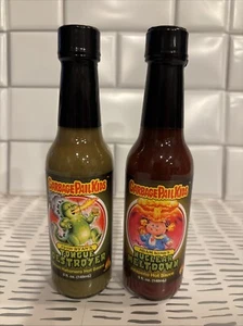 Garbage Pail Kids Hot Sauces Adam Bombs Nuclear Meltdown Tongue Destroyer - Picture 1 of 6