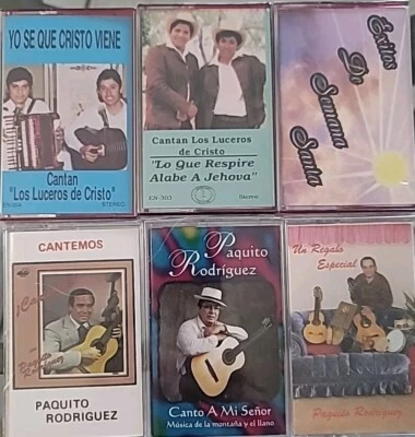 6- Cassettes Diferentes Albums - Image 1 of 2