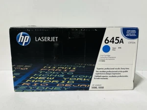 HP 645A (C9731A) Cyan Toner Cartridge For HP Color LaserJet 5500, 5550 Series - Picture 1 of 4