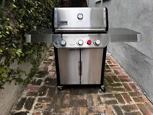 Weber Genesis S-325s Outdoor Stainless Steel 3 Burner Natural Gas Grill, Silver - Picture 1 of 4