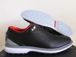 NIKE JORDAN ADG 4 "GOLF CLEATS" BLACK-WHITE-CEMENT GREY SZ 9.5 [DM0103-015] - Picture 1 of 5