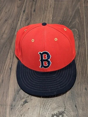 Boston Red Sox Vintage 90s American Needle MLB Fitted Hat Size 7 1/2 Baseball - Image 1 of 4