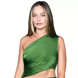 Margot Robbie (Green Outfit) Half Body Buddy Cutout - Picture 1 of 7