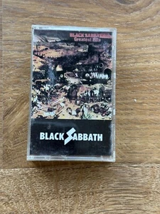 1981 BLACK SABBATH Greatest Hits Cassette Tape NEC 6009 Tested Works - Picture 1 of 5