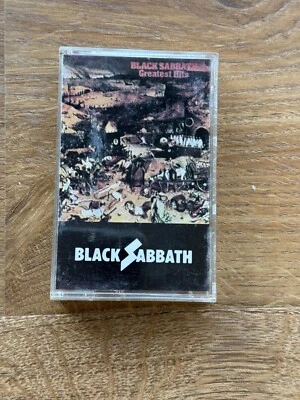 1981 BLACK SABBATH Greatest Hits Cassette Tape NEC 6009 Tested Works - Image 1 of 4