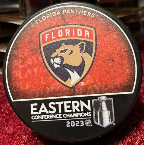 2023 Florida Panthers EASTERN CONFERENCE CHAMPIONS SOUVENIR PUCK Cover